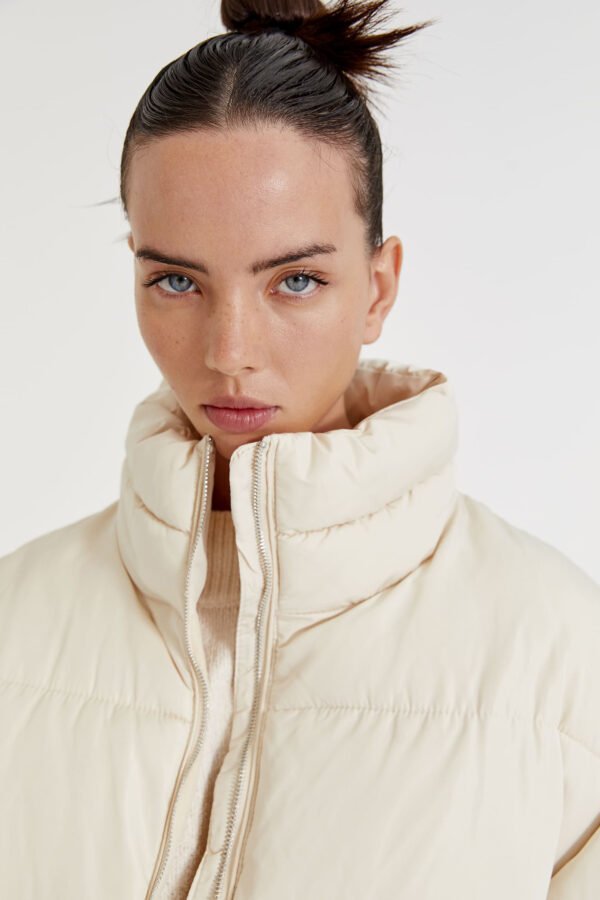 Basic High-Neck Puff Jacket - Imagem 3
