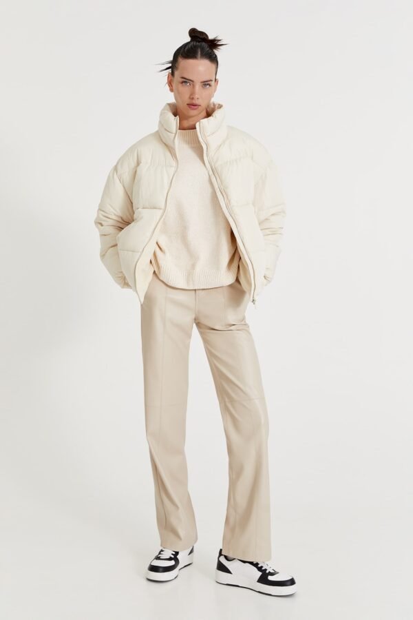 Basic High-Neck Puff Jacket - Imagem 4