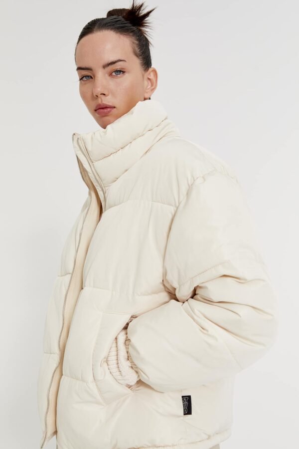 Basic High-Neck Puff Jacket - Imagem 5