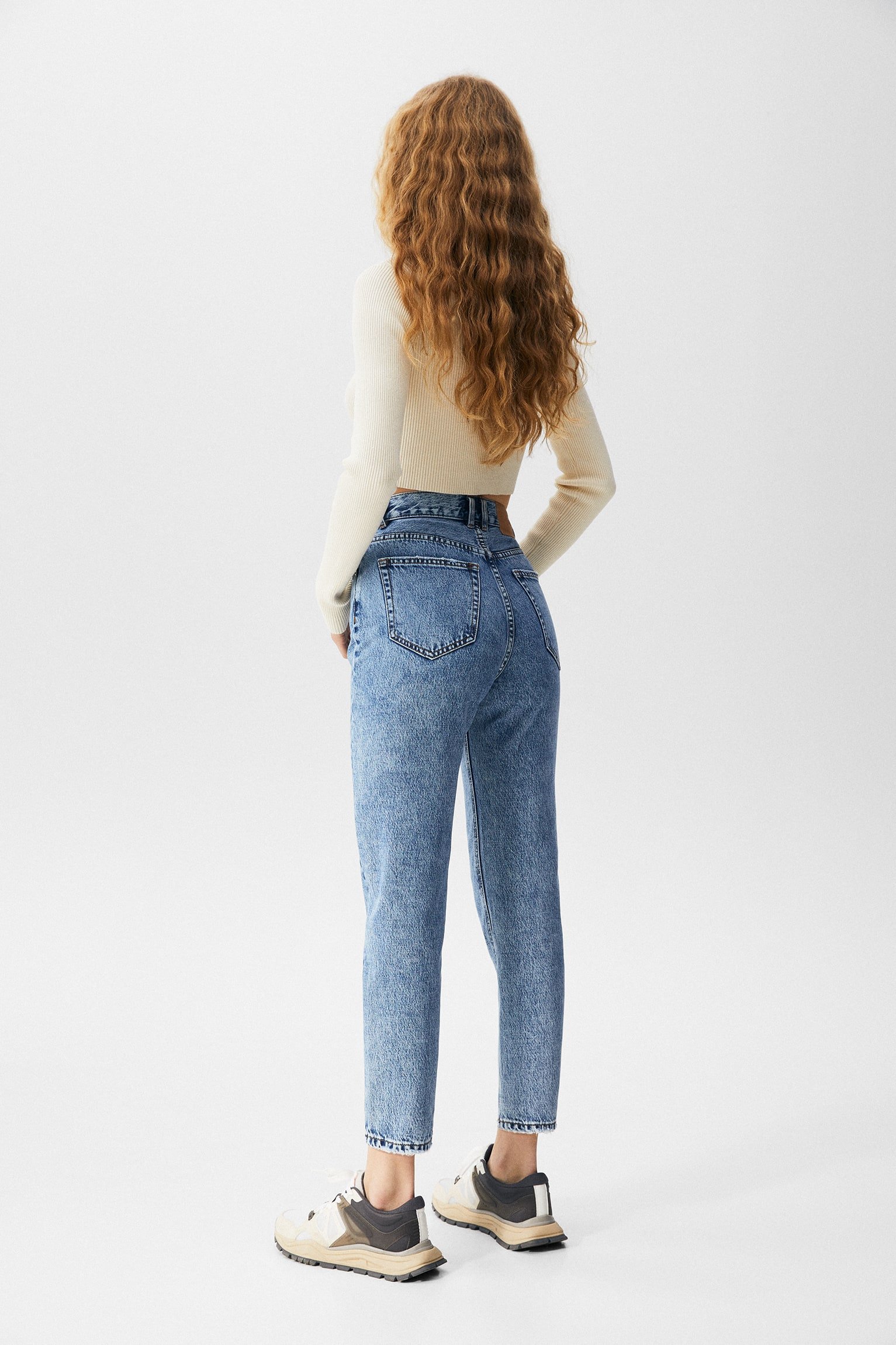 Basic Mom Jeans Blue - Imagem 3