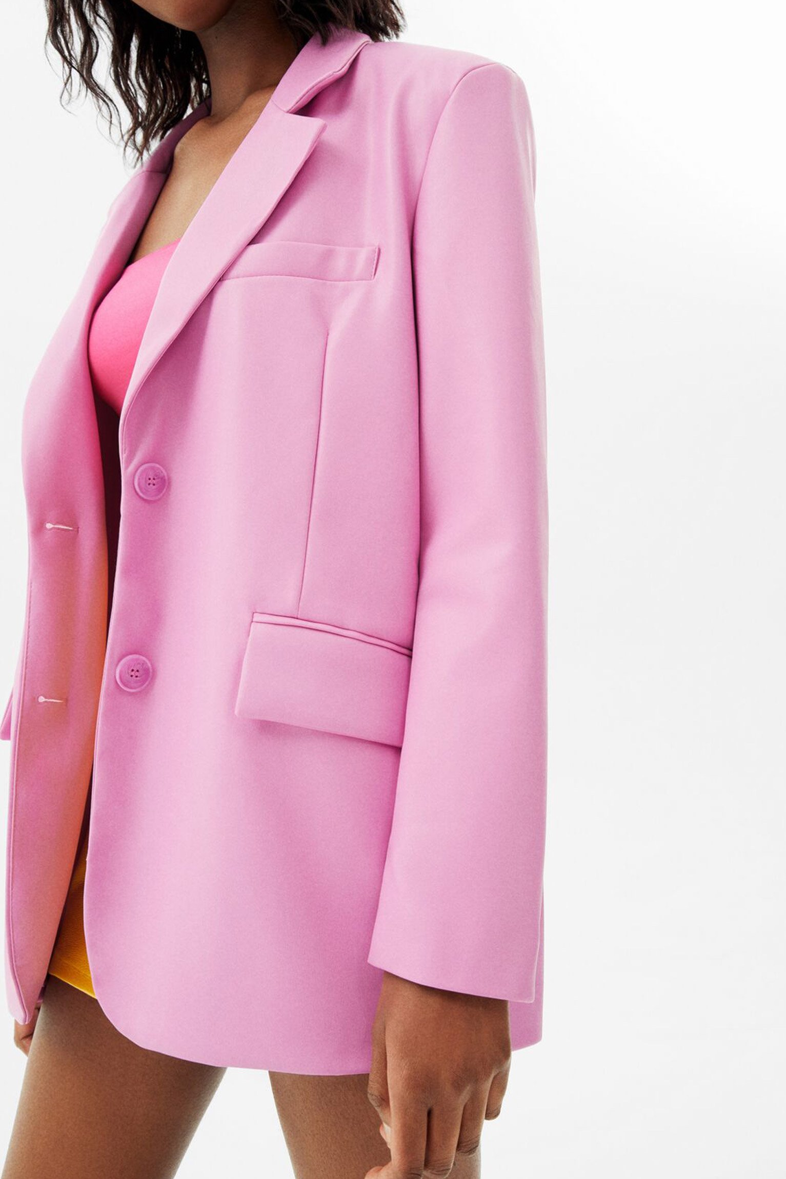 Faux Leather Blazer - Imagem 4