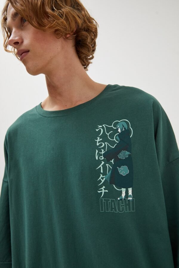 Naruto Itachi Print T-shirt - Imagem 3