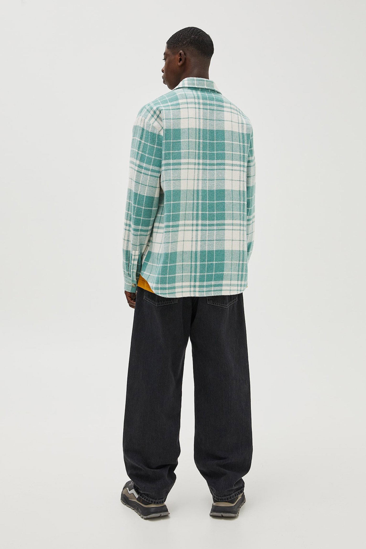 Check Overshirt With Pocket Detail - Imagem 2