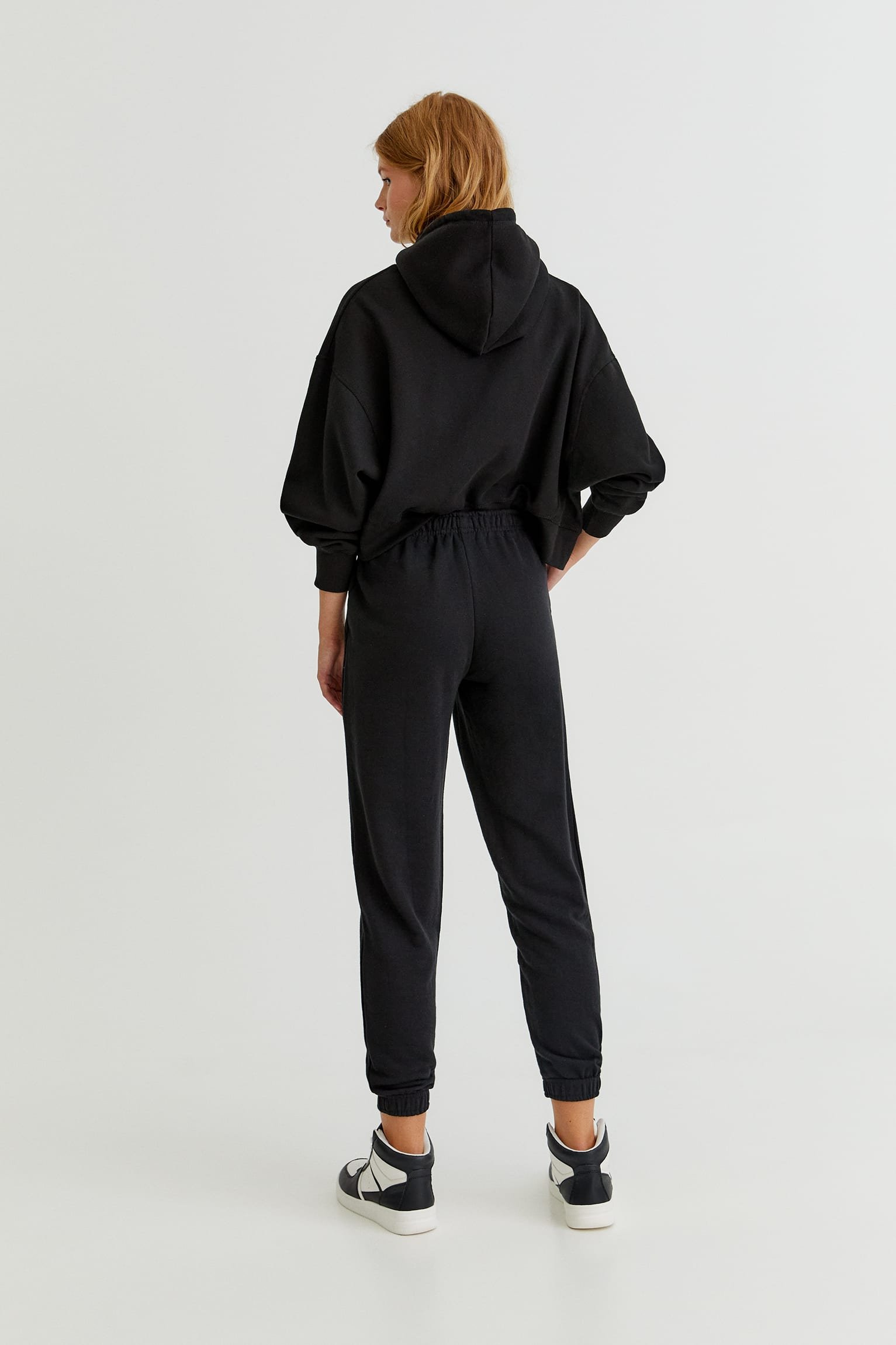 Basic Colored Sweatpants With Elastic Hems - Imagem 2