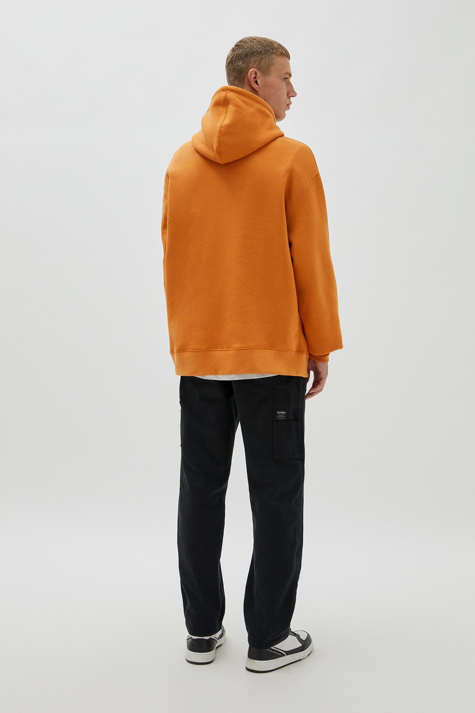 Pouch Pocket Hoodie Orange - Imagem 2