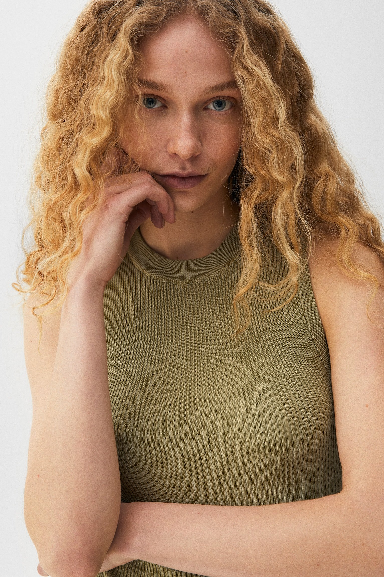 Sleeveless Ribbed Short Dress - Imagem 3