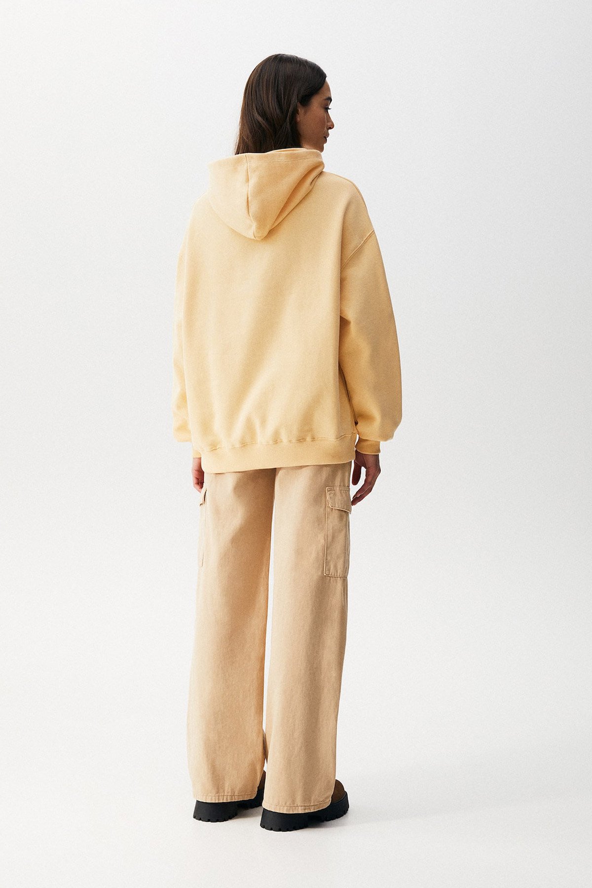 Slogan Hoodie With Label Detail - Imagem 2