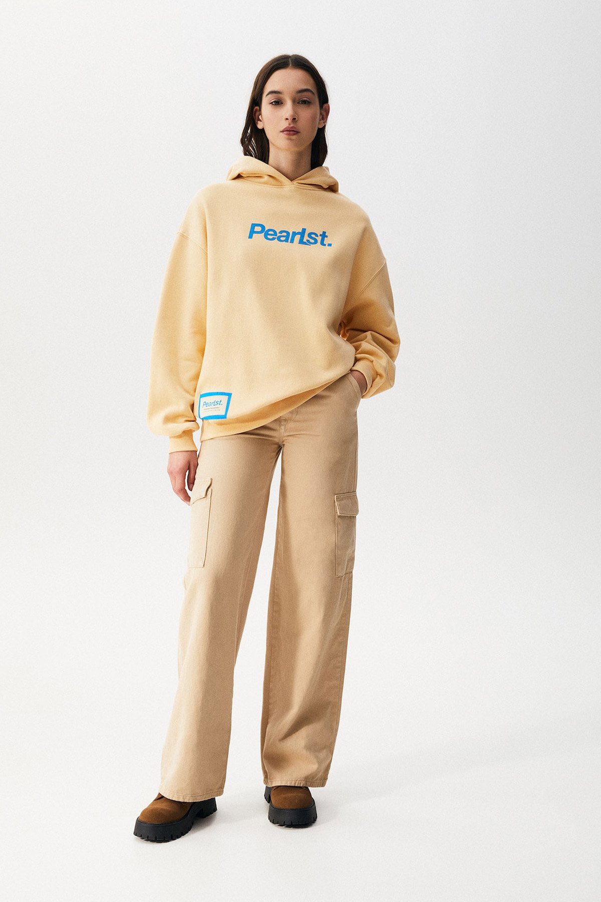 Slogan Hoodie With Label Detail - Imagem 4