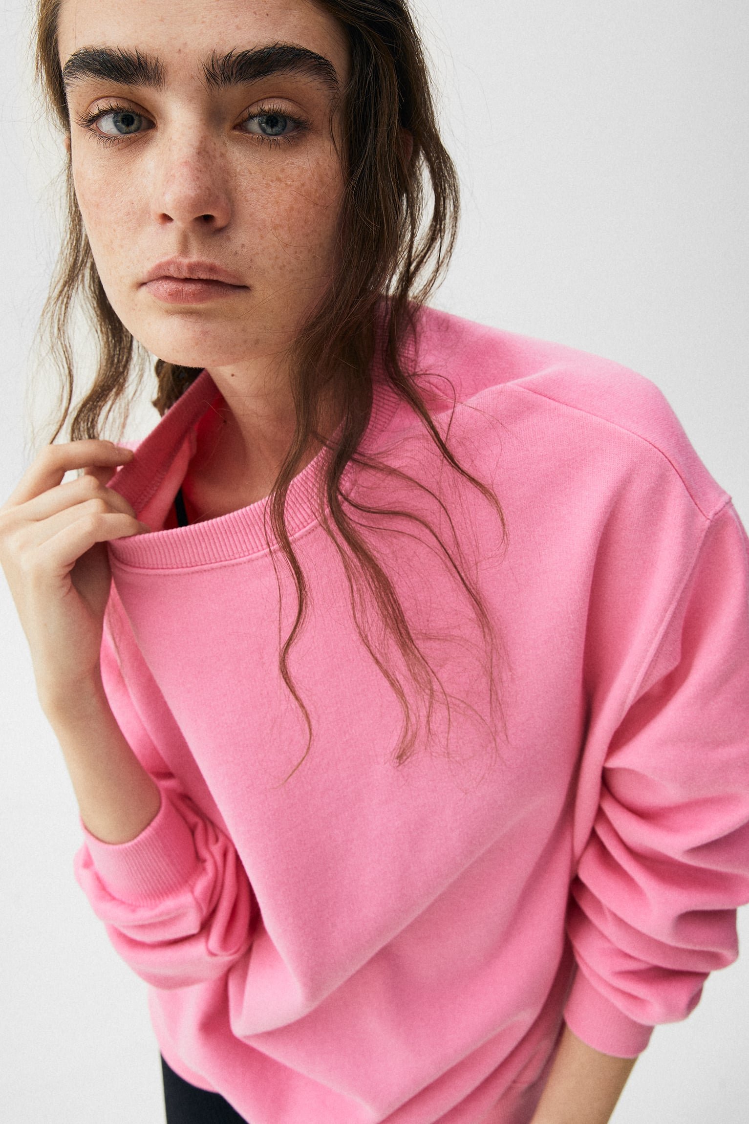 Basic Oversize Fleece Sweatshirt - Imagem 3