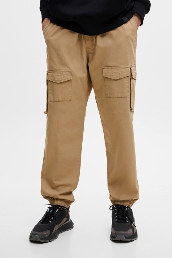 Ripstop Cargo Trousers With Pockets - Imagem 3