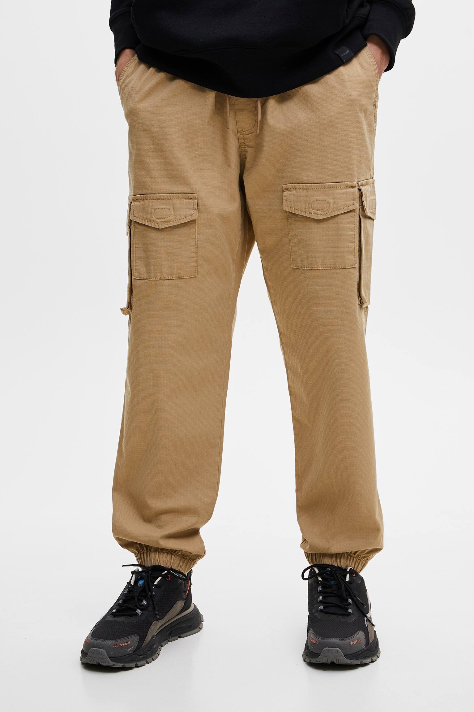 Ripstop Cargo Trousers With Pockets - Imagem 3