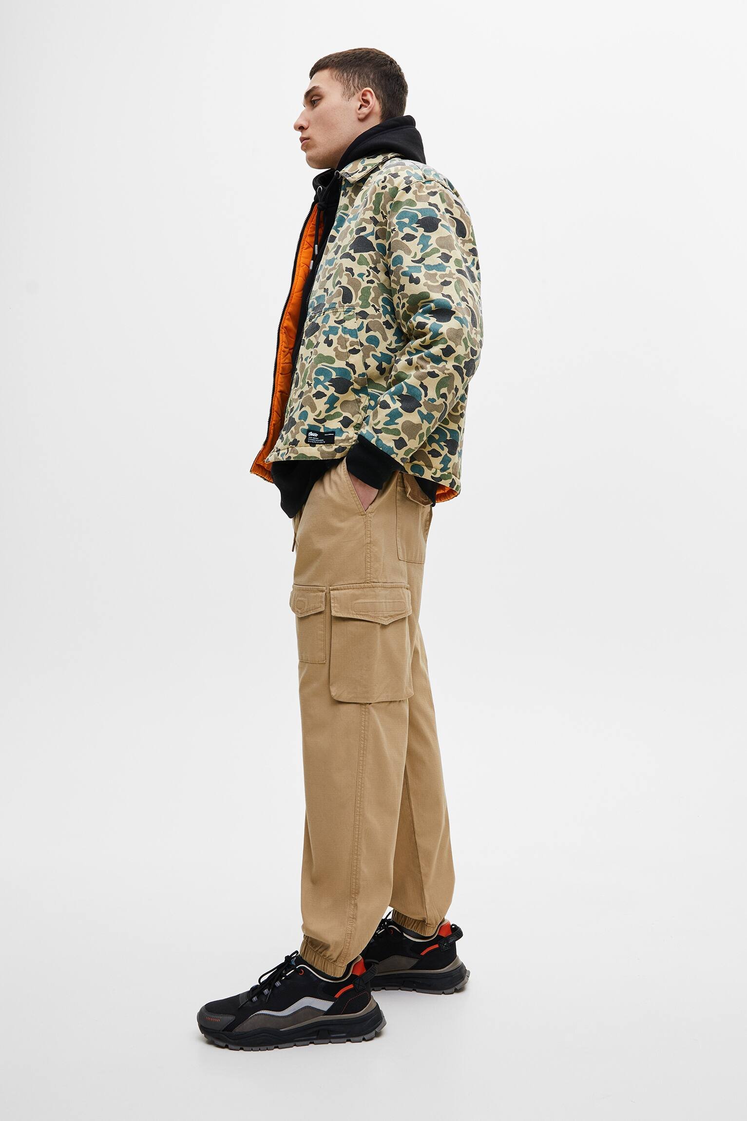 Ripstop Cargo Trousers With Pockets - Imagem 4