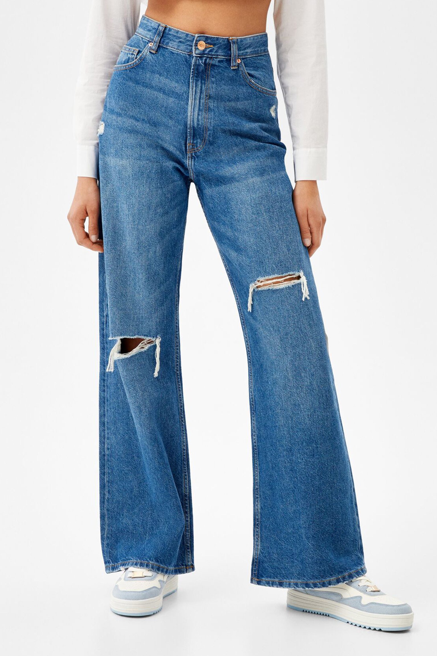Ripped Wide-Leg ’90s Jeans - Imagem 4